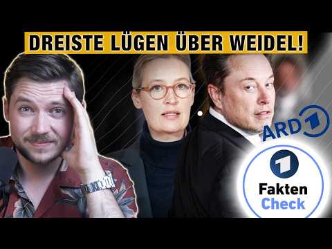 ARD „Faktencheck“ verbreitet LÜGEN über Weidel & Musk | Mein Faktencheck