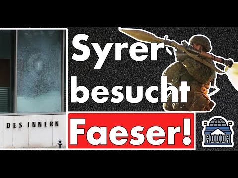 Eskalation am Innenministerium! Syrer beschädigt Panzerglas, wird bundesweit gesucht & kommt frei!