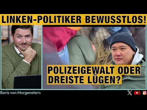 RIESA: Linken-Politiker BEWUSSTLOS! Polizeigewalt oder FAKE NEWS? „Parlamentarischer Beobachter“