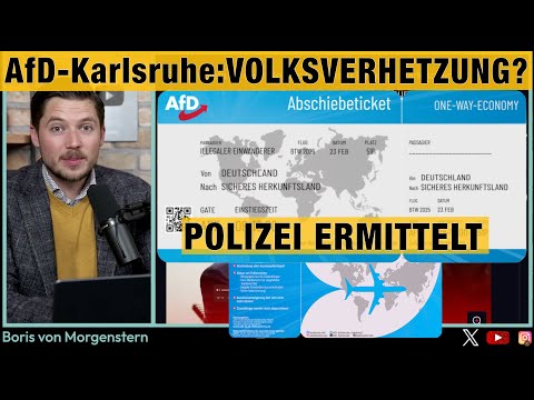 Abschiebeticket NUR für Migranten! AfD-Skandal in Karlsruhe – „Unmenschlich“ NPD & NS-Vergleiche