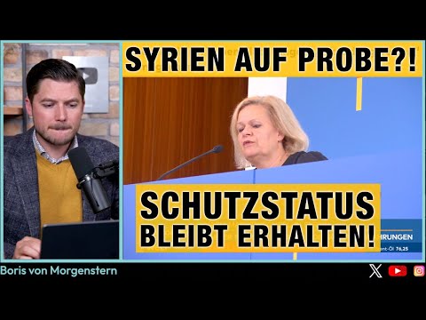 IRRER Faeser-Plan | Heimatbesuche für ALLE Syrer – Schutzstatus bleibt erhalten!