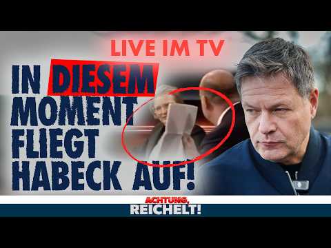 Live im TV entlarvt: Habeck will allen Deutschen Ersparnisse wegnehmen | Achtung, Reichelt!