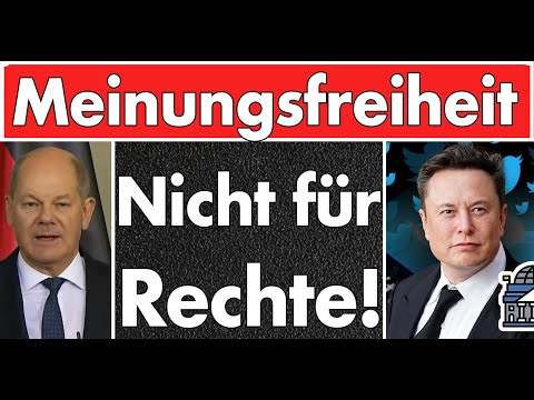 Meinungsfreiheit inakzeptabel, wenn man Rechte unterstützt! Scholz ein Verdachtsfall für den VS?