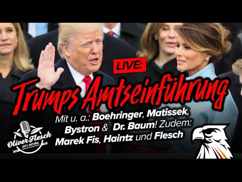 LIVE: Trumps „Krönung“ | Mit Boehringer, Bystron & Baum (LIVE aus DC), Matissek, Marek Fis & Flesch