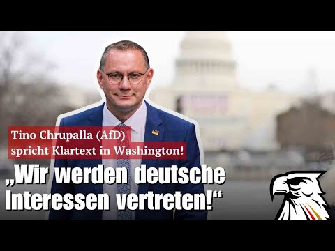 „Wir werden deutsche Interessen vertreten!“ – Tino Chrupalla (AfD) spricht Klartext in Washington!