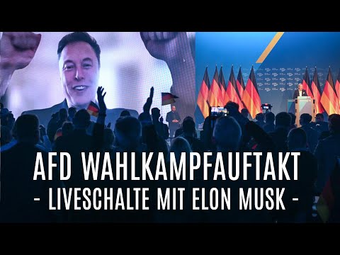 Auf Deutsch: Elon Musk’s Auftritt beim AfD Wahlkampfauftakt