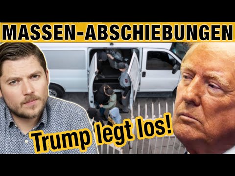 Massen-Abschiebungen in den USA! TRUMP nimmt illegale Straftäter ins Visier!