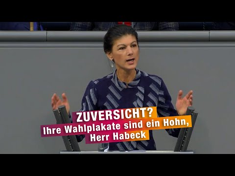 Zuversicht? Ihre Wahlplakate sind ein Hohn, Herr Habeck