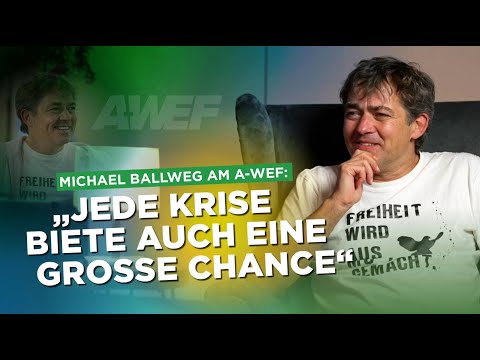 A-WEF: Michael Ballweg: „Wir wollen einen Dialog, keine Einheitswelt!“