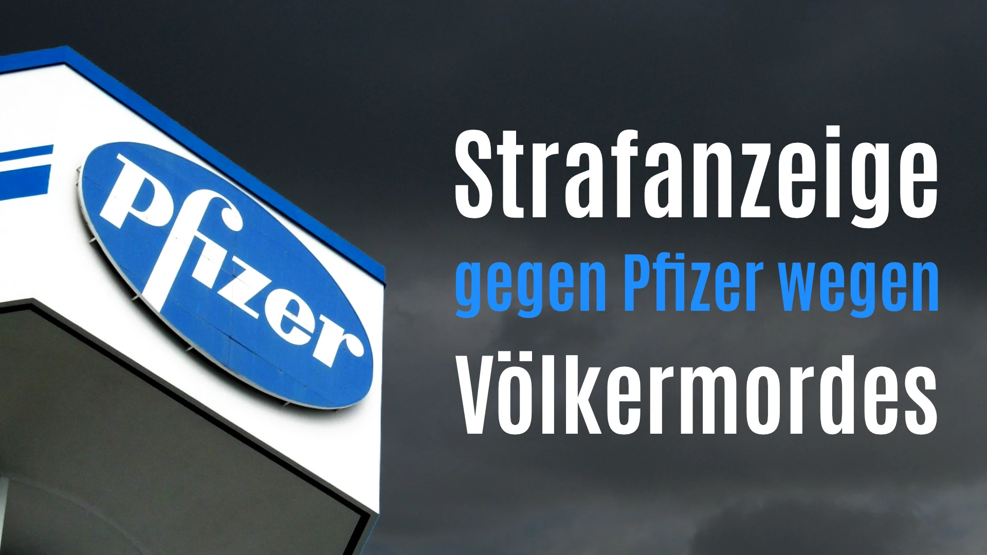 Strafanzeige gegen Pfizer wegen Völkermordes – vor dem Internationalen Strafgerichtshof