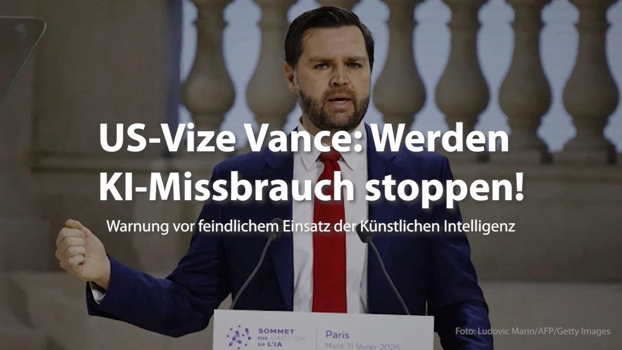 US-Vize J.D. Vance warnt in Paris vor Vertretern der EU, vor der Einmischung „autoritärer Regierungen“ – Frau von der Leyen scheinen seine Worte gar nicht zu gefallen