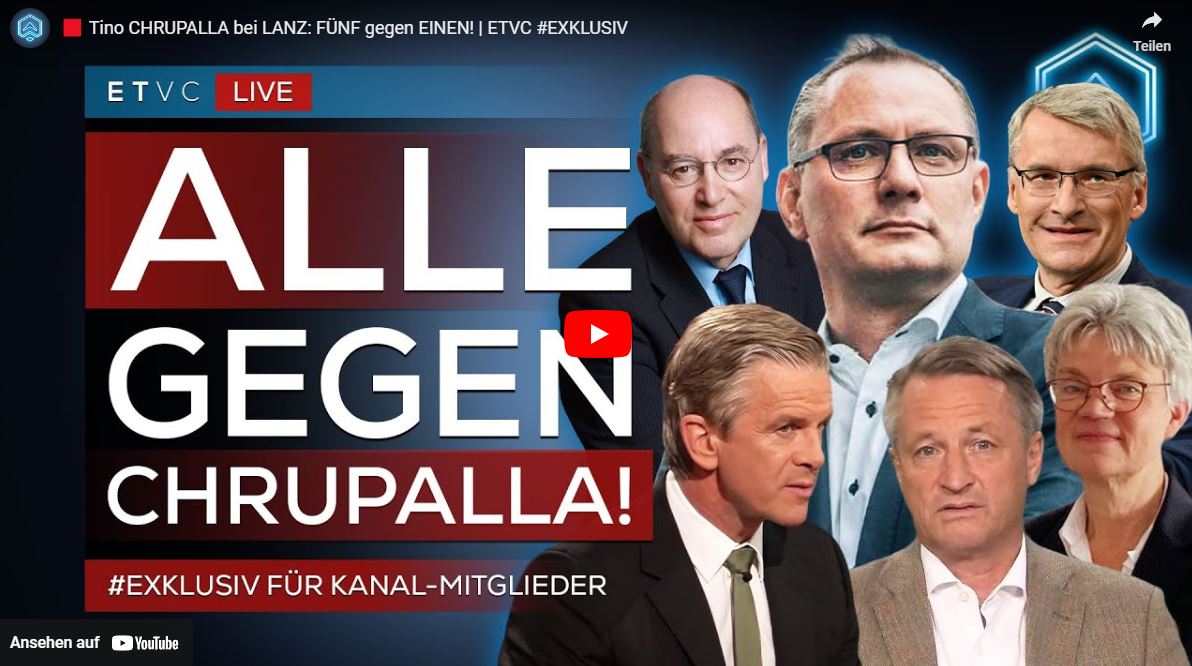 Tino CHRUPALLA bei LANZ: FÜNF gegen EINEN! | ETVC #EXKLUSIV