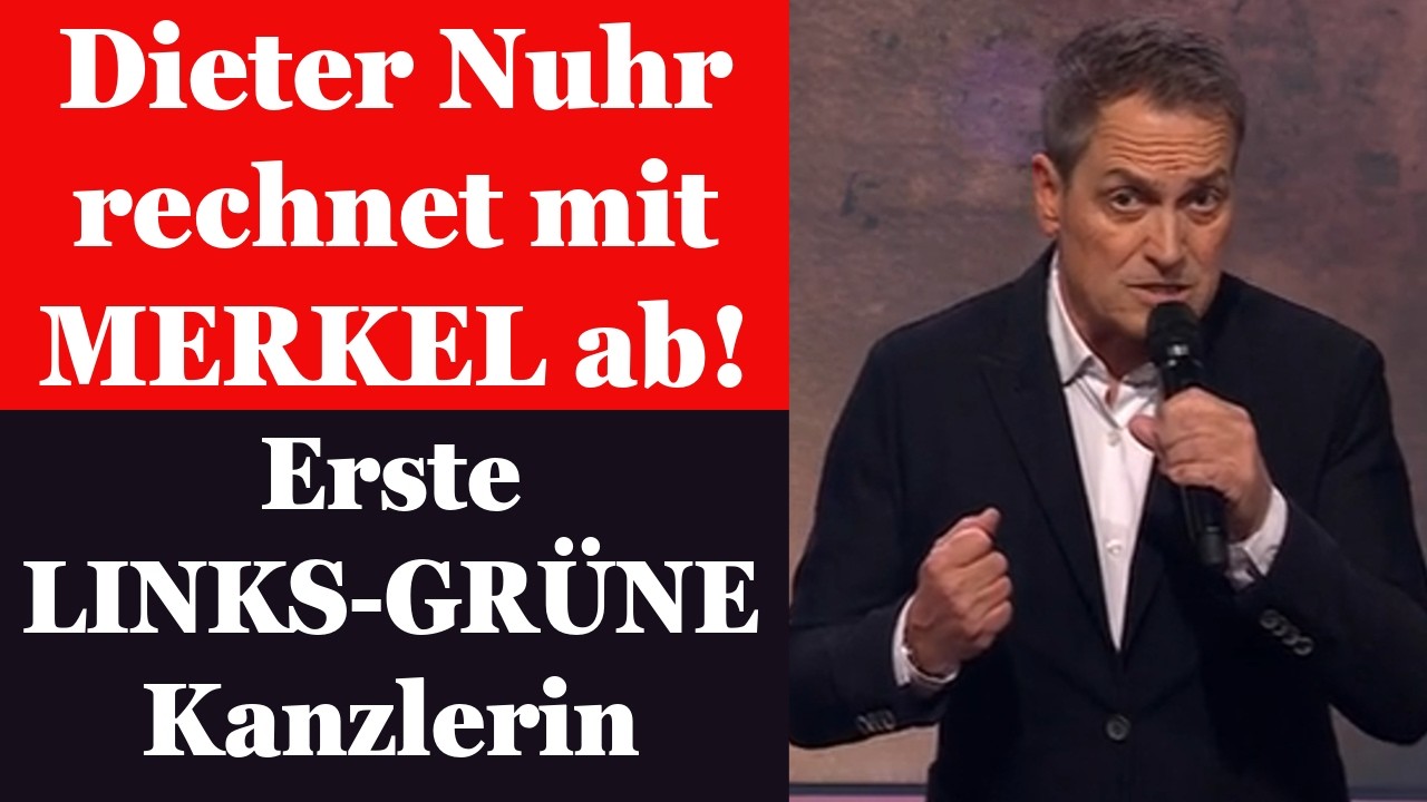 Dieter Nuhr zerlegt MERKEL 🔥 und das Links-Grün-Narrativ‼️Links ist Demokratie, rechts ist böse?! 🚨