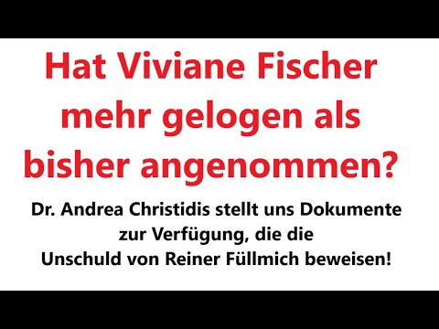 Fall Reiner Füllmich: Unschuld dokumentarisch bewiesen! Füllmich in Lebensgefahr?! Fischer schweigt!