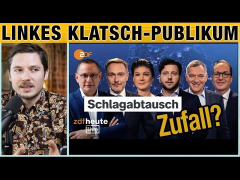 ZDF Schlagabtausch – Linkes Klatsch-Publikum: Zufall oder Manipulation?