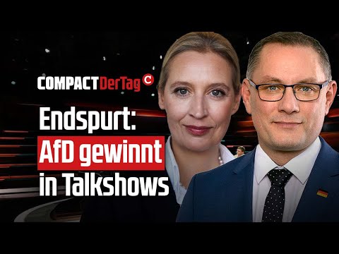 Endspurt: AfD gewinnt in Talkshows💥