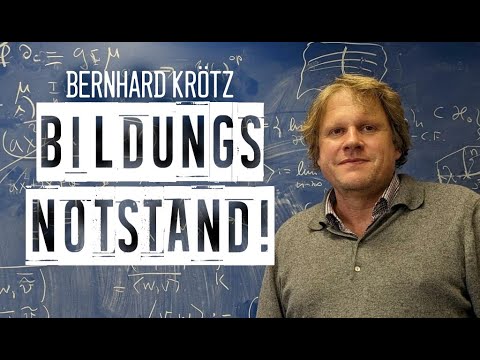 Bildungsnotstand in Deutschland – Im Gespräch mit Bernhard Krötz