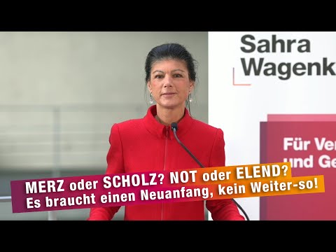 Merz oder Scholz? Not oder Elend? Es braucht einen Neuanfang, kein Weiter-so!