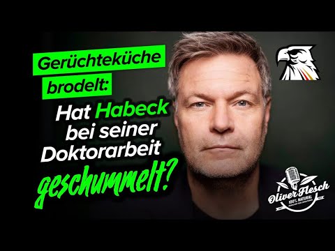 Gerüchteküche brodelt: Hat Habeck bei seiner Doktorarbeit geschummelt?