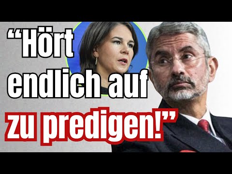 HEFTIG! Indischer Außenminister rechnet KNALLHART mit deutscher Politik ab!