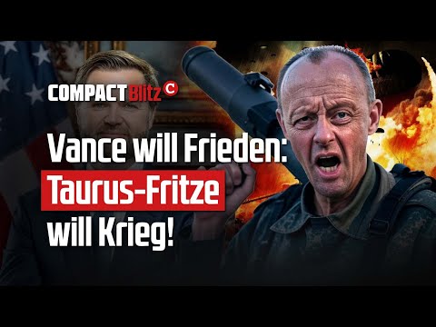 Vance will Frieden: Taurus-Fritze will Krieg!