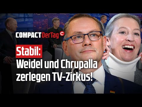 Stabil: Weidel und Chrupalla zerlegen TV-Zirkus💥