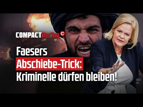 Faesers Abschiebe-Trick: Kriminelle dürfen bleiben!💥