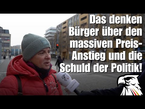 Das denken Bürger über den massiven Preis-Anstieg und die Schuld der Politik!