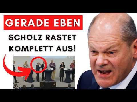 Scholz verliert jede Selbstbeherrschung & schreit Bürger an!