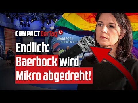 Endlich: Baerbock wird Mikro abgedreht!💥