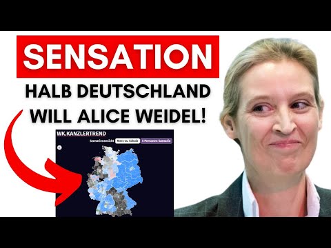 153 von 299 Wahlkreisen wollen Weidel als Kanzlerin! (Wahlkreisprognose.de)
