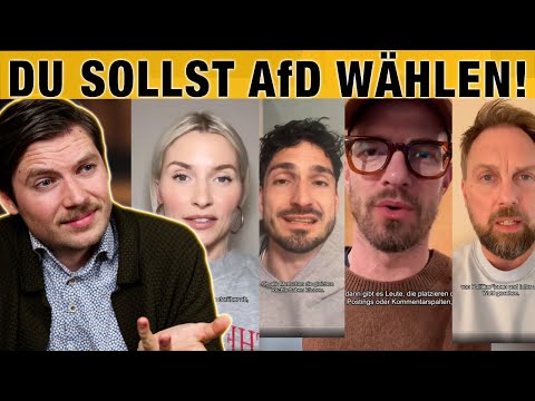 Promis rufen zur Wahl FÜR die AfD auf?! HateAid & die Elevator Boys