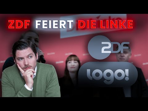 ZDF Logo freut sich über Ergebnis für DIE LINKE