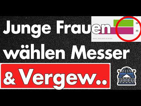 Jung, weiblich, Großstadt: 55% für Linke & Grüne: mehr Zuwanderung, Familiennachzug & mehr Gewalt