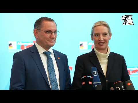 Starke AfD im Bundestag: „Wir werden die Union jagen und überholen!“ | Chrupalla & Weidel (AfD)