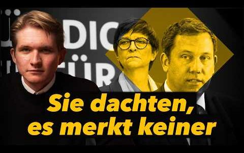 Klingbeils NGO-Offenbarung +++ Esken möchte Koalition diktieren +++ Trumps wahrer Plan