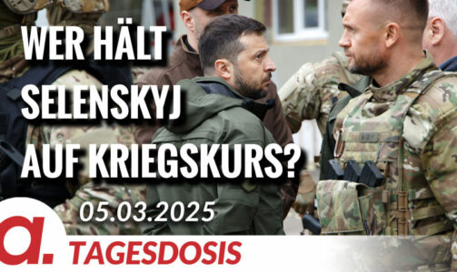 Was und wer hält Selenskyj auf Kriegskurs? | Von Tilo Gräser