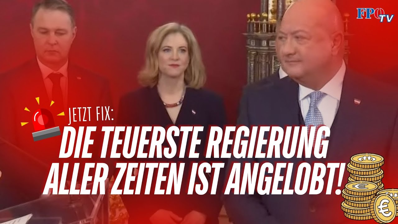 Jetzt ist es fix: Die teuerste Regierung aller Zeiten ist angelobt!