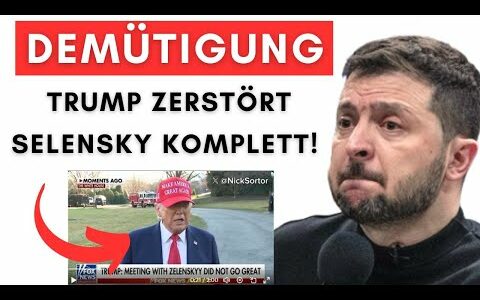 Trump sagt brutale Wahrheit über Selenskyj und die EU!
