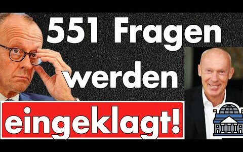 Fluchtweg abgeschnitten! 551 NGO-Fragen der CDU werden eingeklagt von Nius mit RA Steinhöfel!