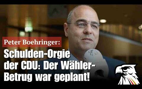 Schulden-Orgie der CDU: Der Wähler-Betrug war geplant!