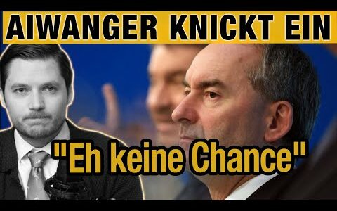 Aiwanger gibt auf: „Eh keine Chance“ – Rückgrat gesucht