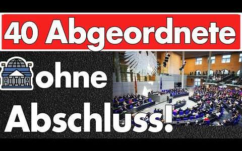 Berufe im Bundestag! 40x kein Beruf, zuwenig Handwerker dafür überproportional viele ……… !