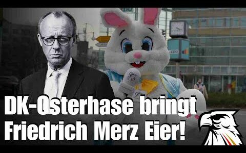 DK🇩🇪-Osterhase bringt Friedrich Merz Eier! 🐰🥚🥚