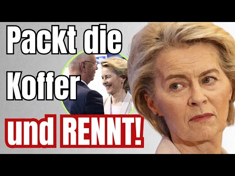 EU-Kommission AUFGEFLOGEN! Von der Leyen gibt nächsten Skandal zu!