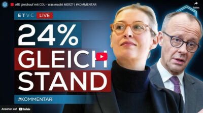 Mehr über den Artikel erfahren AfD gleichauf mit CDU – Was macht MERZ? | #KOMMENTAR