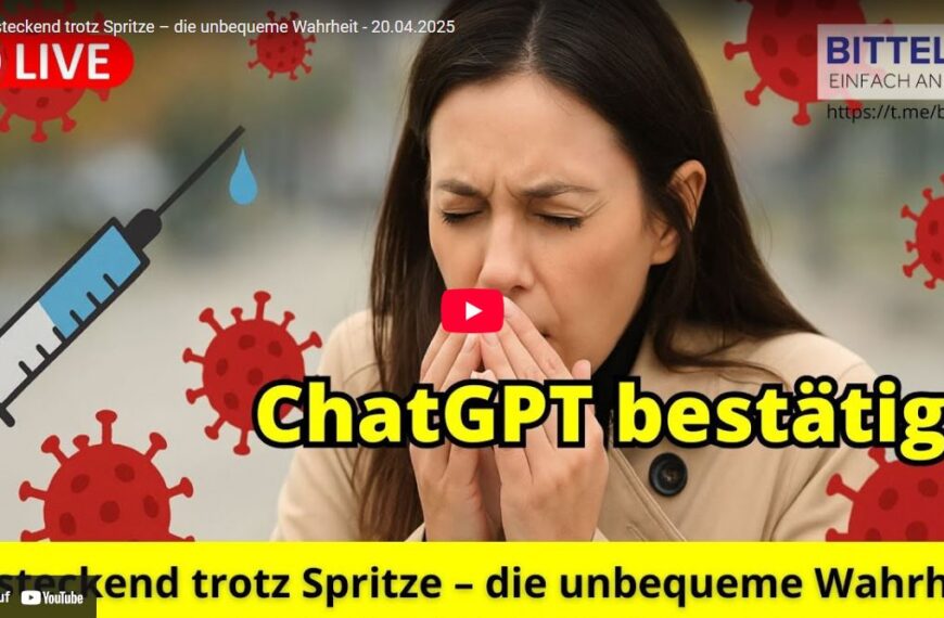 ChatGTP bestätigt: Ansteckend trotz Spritze – die unbequeme Wahrheit