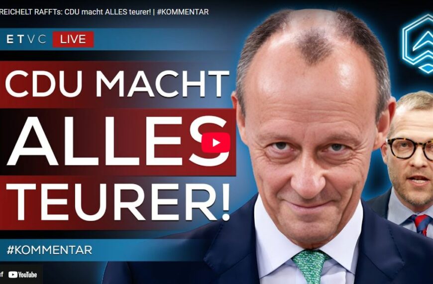 REICHELT RAFFTs: CDU macht ALLES teurer! | #KOMMENTAR