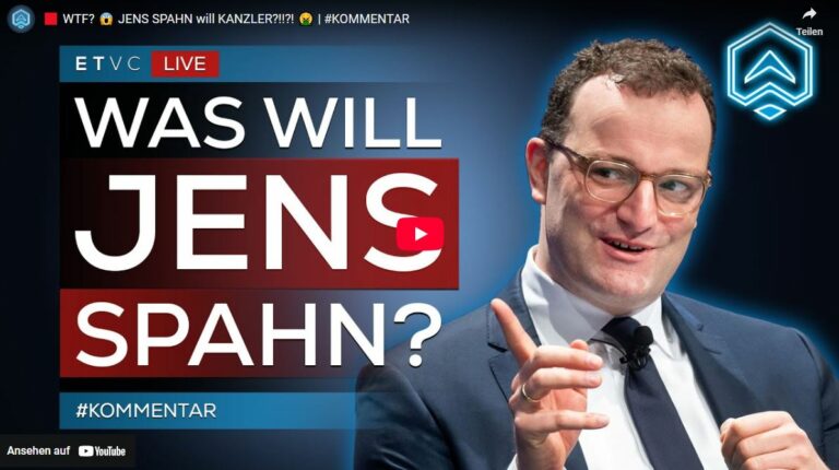 Mehr über den Artikel erfahren WTF? 😱 JENS SPAHN will KANZLER?!!?! 🤮 | #KOMMENTAR