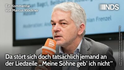 Mehr über den Artikel erfahren Da stört sich doch tatsächlich jemand an der Liedzeile „Meine Söhne geb‘ ich nicht“ | NDS